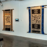 Artist Guillermo Bert weaves QR codes into indigenous tapestries