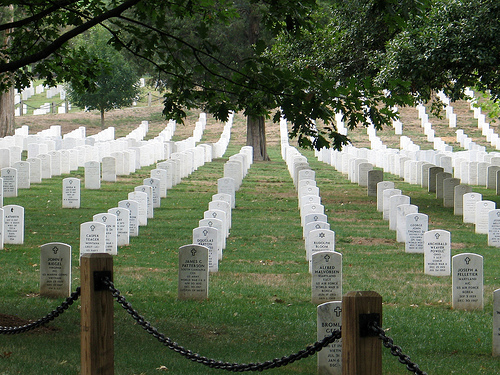 Arlington National Cemetary headstones